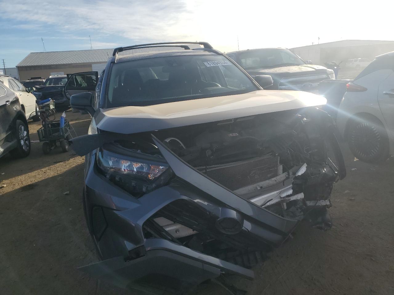 2019 Toyota RAV 4 VIN JTMF1RFV8KD041521 Copart auction photo, front end damage thumbnail 5