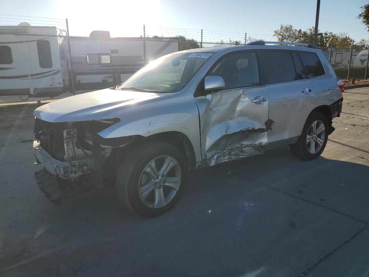2013 Toyota Highlander VIN 5TDDK3EH9DS251873