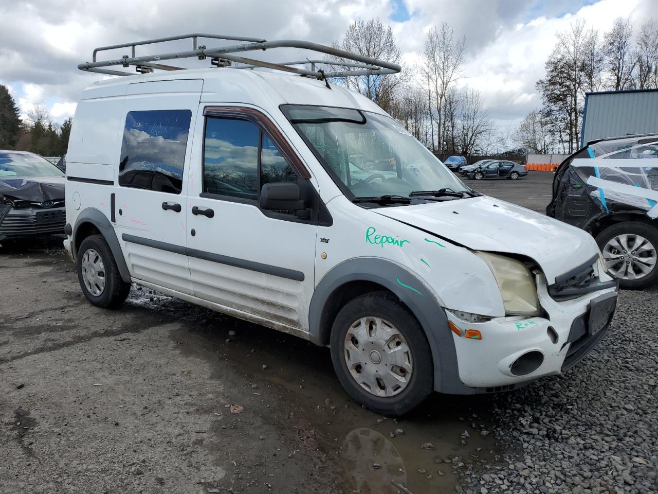 2010 Ford Transit VIN NM0KS9BN0AT029396 Copart auction photo, front end damage thumbnail 4