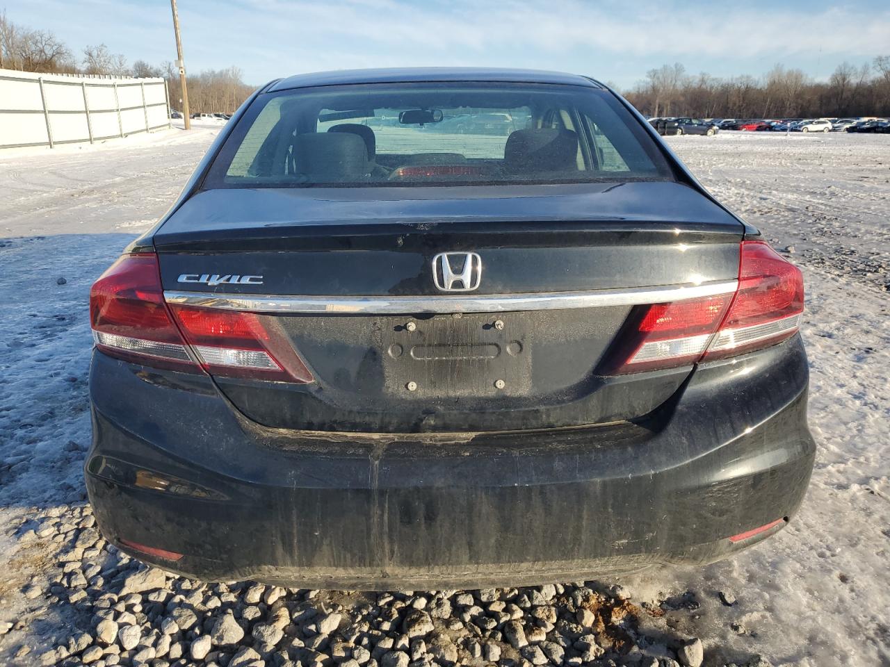 2013 Honda Civic VIN 2HGFB2F52DH548832 Copart auction photo, front end / side damage thumbnail 6