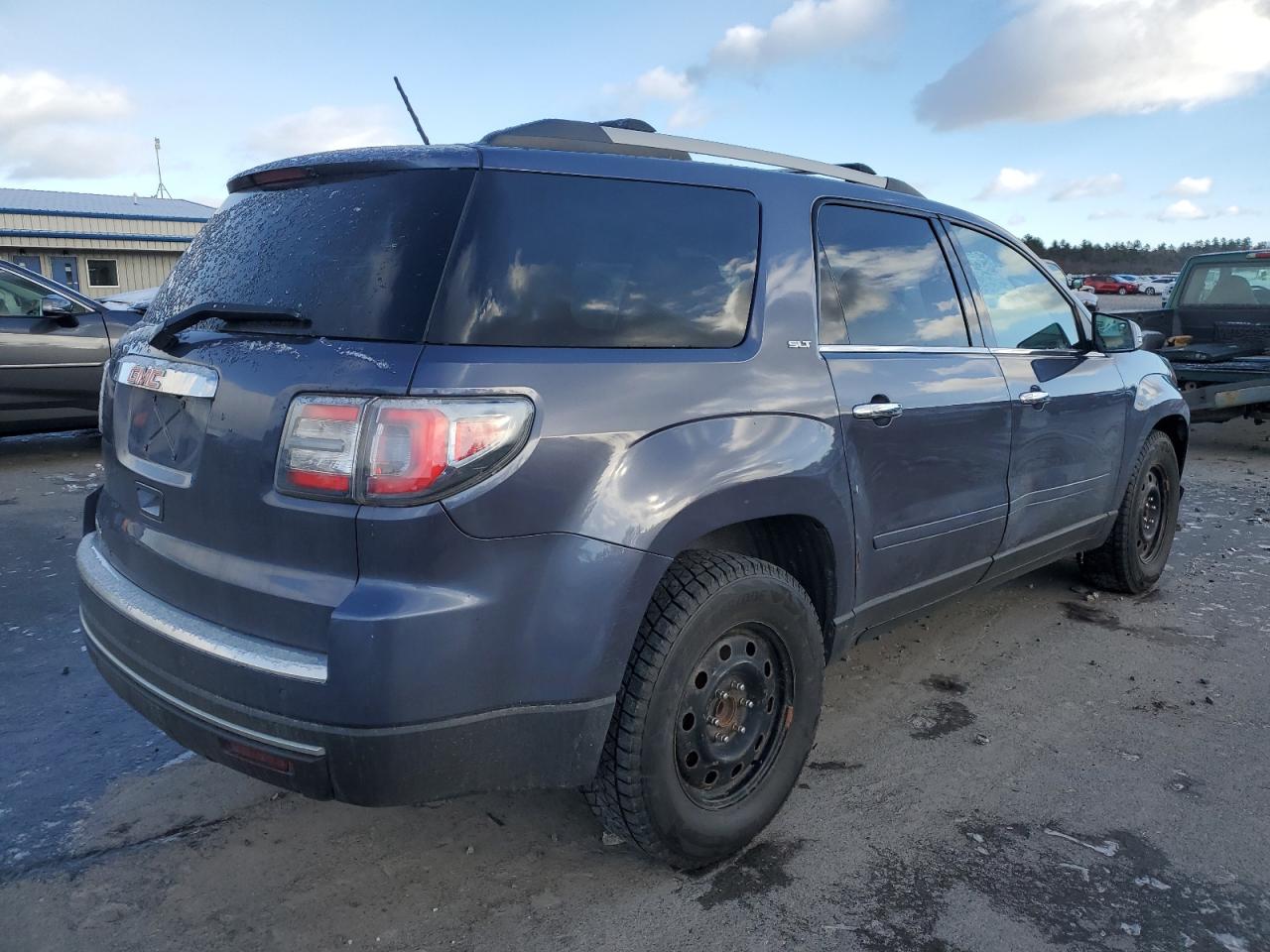 2014 GMC Acadia VIN 1GKKRRKD5EJ202597 Copart auction photo, front end / side damage thumbnail 3