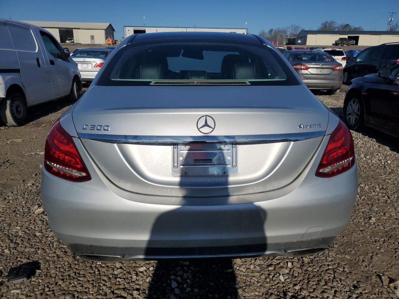 2015 Mercedes-Benz C-klasse VIN 55SWF4KBXFU000613 Copart auction photo, front end damage thumbnail 6