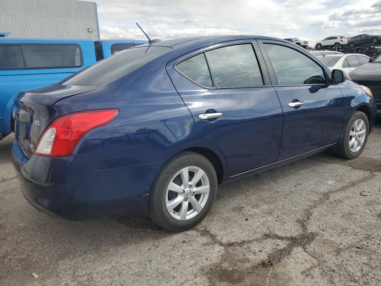2012 Nissan Versa VIN 3N1CN7AP9CL943369 Copart auction photo, rear end damage thumbnail 3