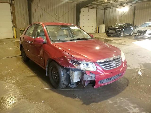 2009 KIA Spectra VIN KNAFE222895666204 Copart auction photo, side / front end damage thumbnail 11