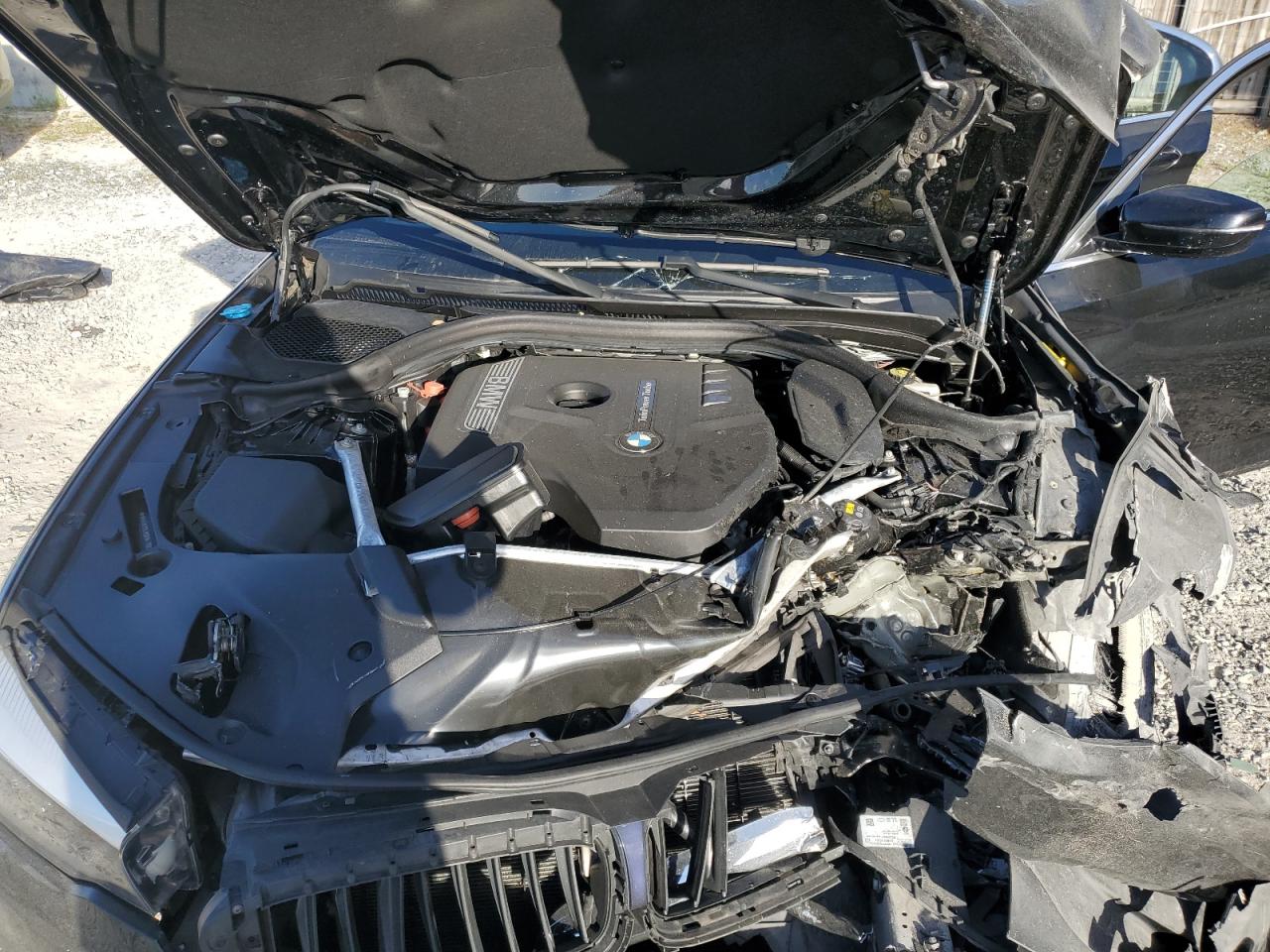 2019 BMW 5er VIN WBAJA7C57KWW47882 Copart auction photo, front end damage thumbnail 12