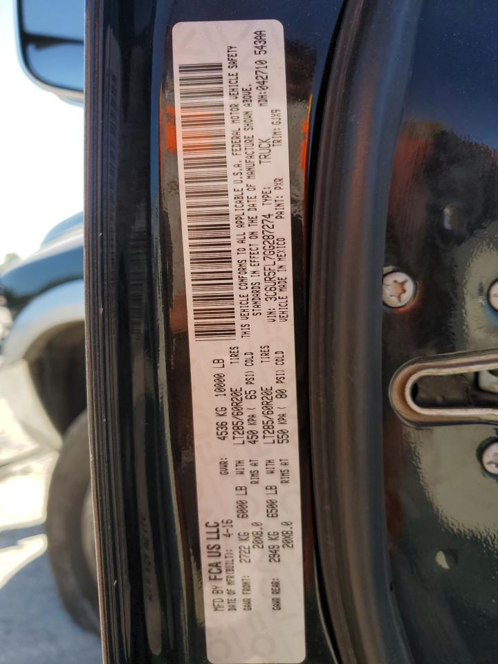 2016 RAM 2500 VIN 3C6UR5FL7GG287274 Copart auction photo, front end damage thumbnail 14