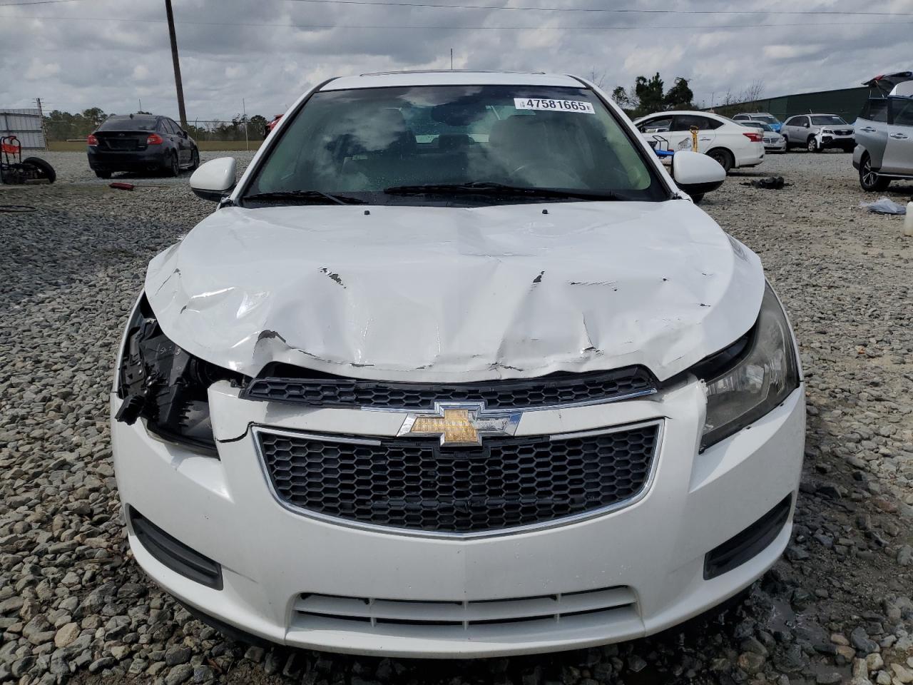 2011 Chevrolet Cruze VIN 1G1PH5S93B7195580 Copart auction photo, front end damage thumbnail 5