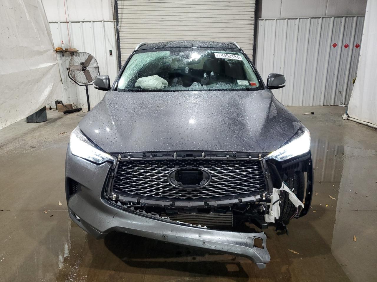 2021 Infiniti QX50 VIN 3PCAJ5BBXMF100952 Copart auction photo, front end damage thumbnail 5