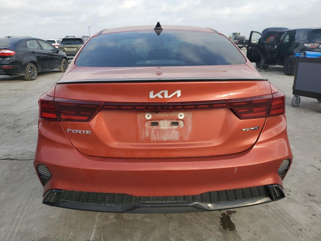 2023 KIA Forte VIN 3KPF54AD1PE595690 Copart auction photo, front end / hail damage thumbnail 6