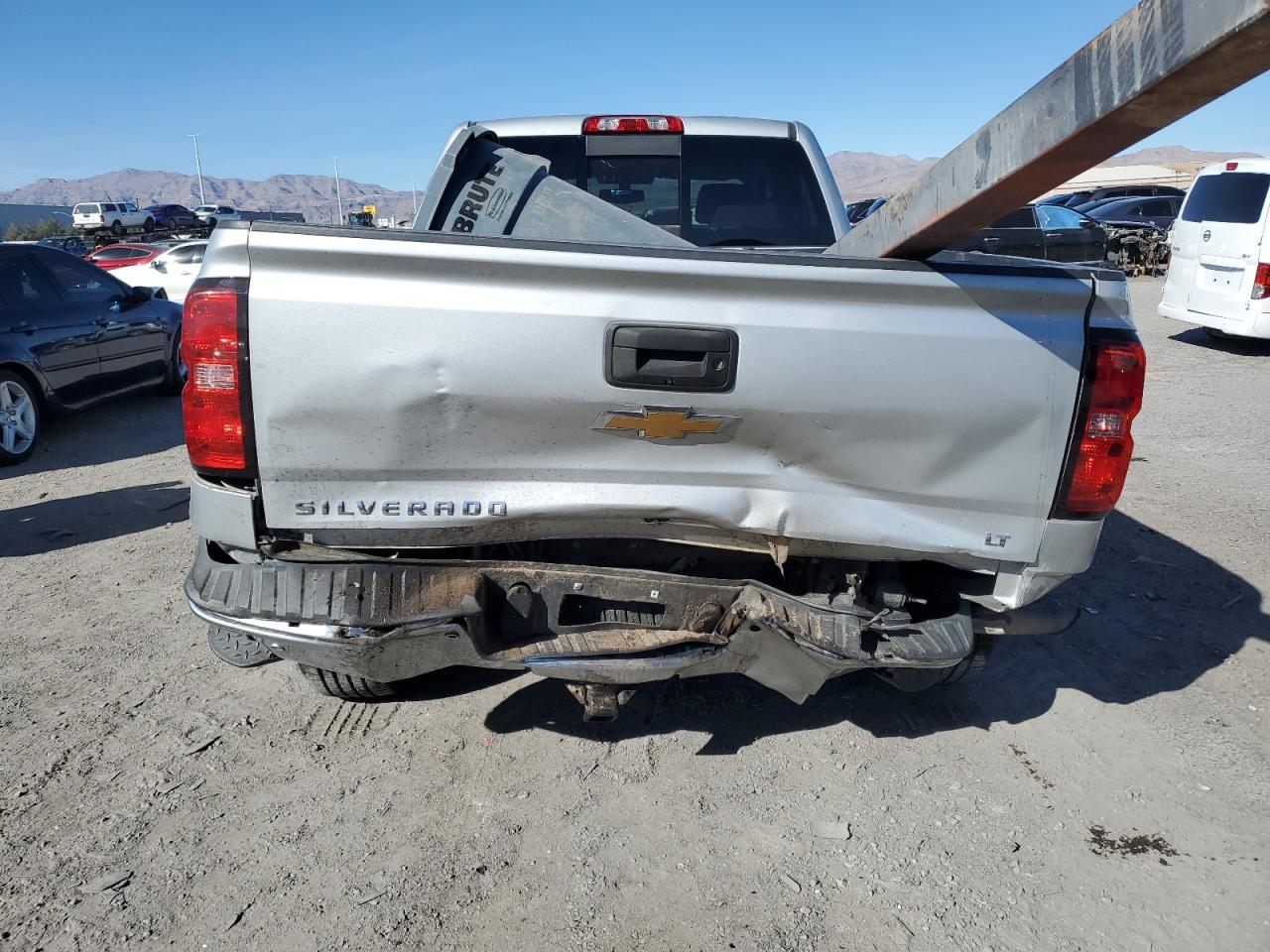 2017 Chevrolet Silverado VIN 1GCRCREC1HZ130396 Copart auction photo, rear end damage thumbnail 6