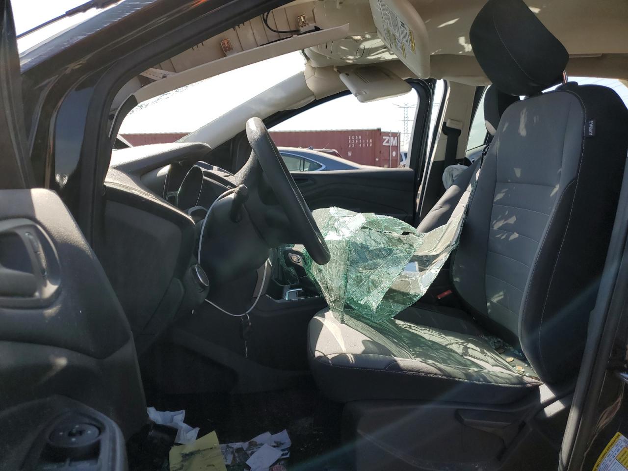 2018 Ford Escape VIN 1FMCU0F7XJUC73975 Copart auction photo, side / top/roof damage thumbnail 7