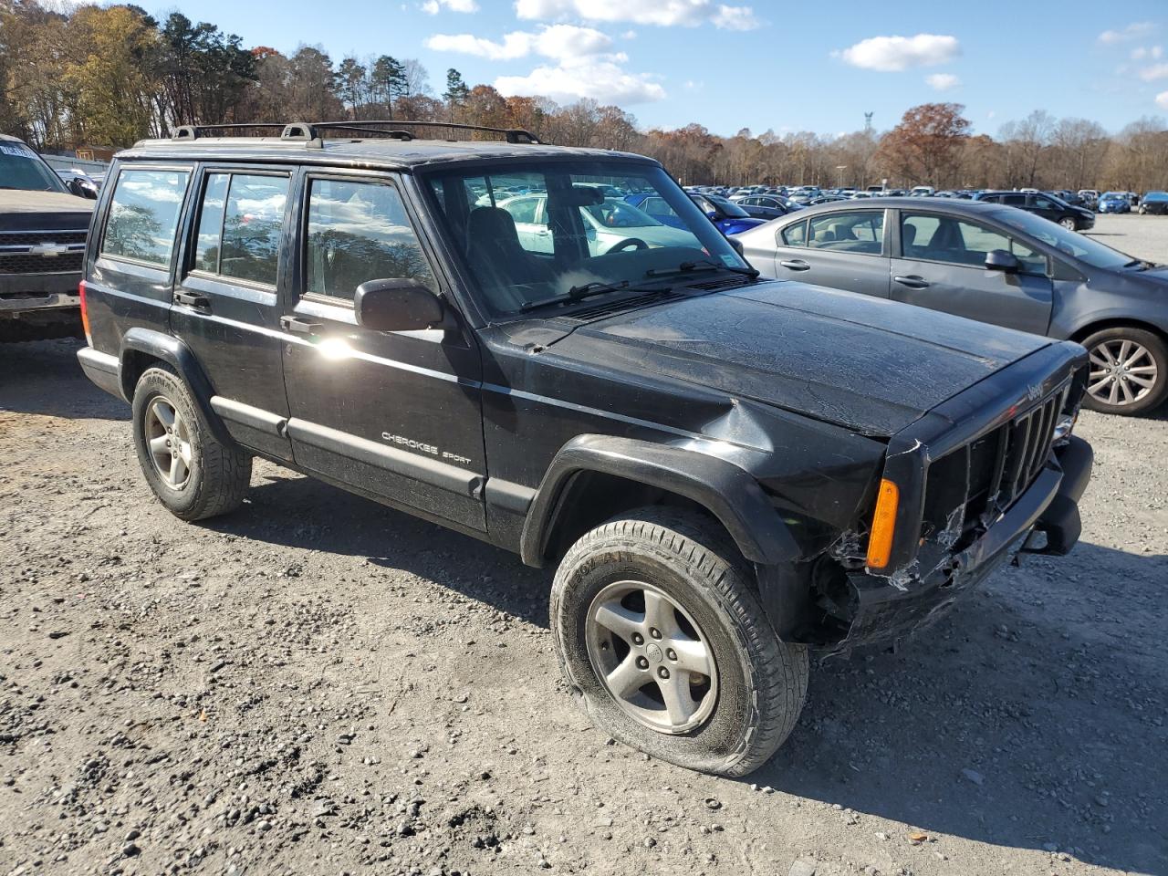 2000 Jeep Grand Cherokee VIN 1J4FF48S9YL106912 Copart auction photo, front end / rear end damage thumbnail 4