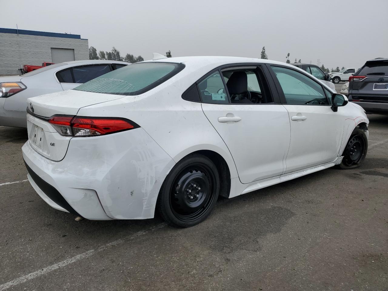 2021 Toyota Corolla VIN 5YFEPMAE6MP244749 Copart auction photo, front end damage thumbnail 3