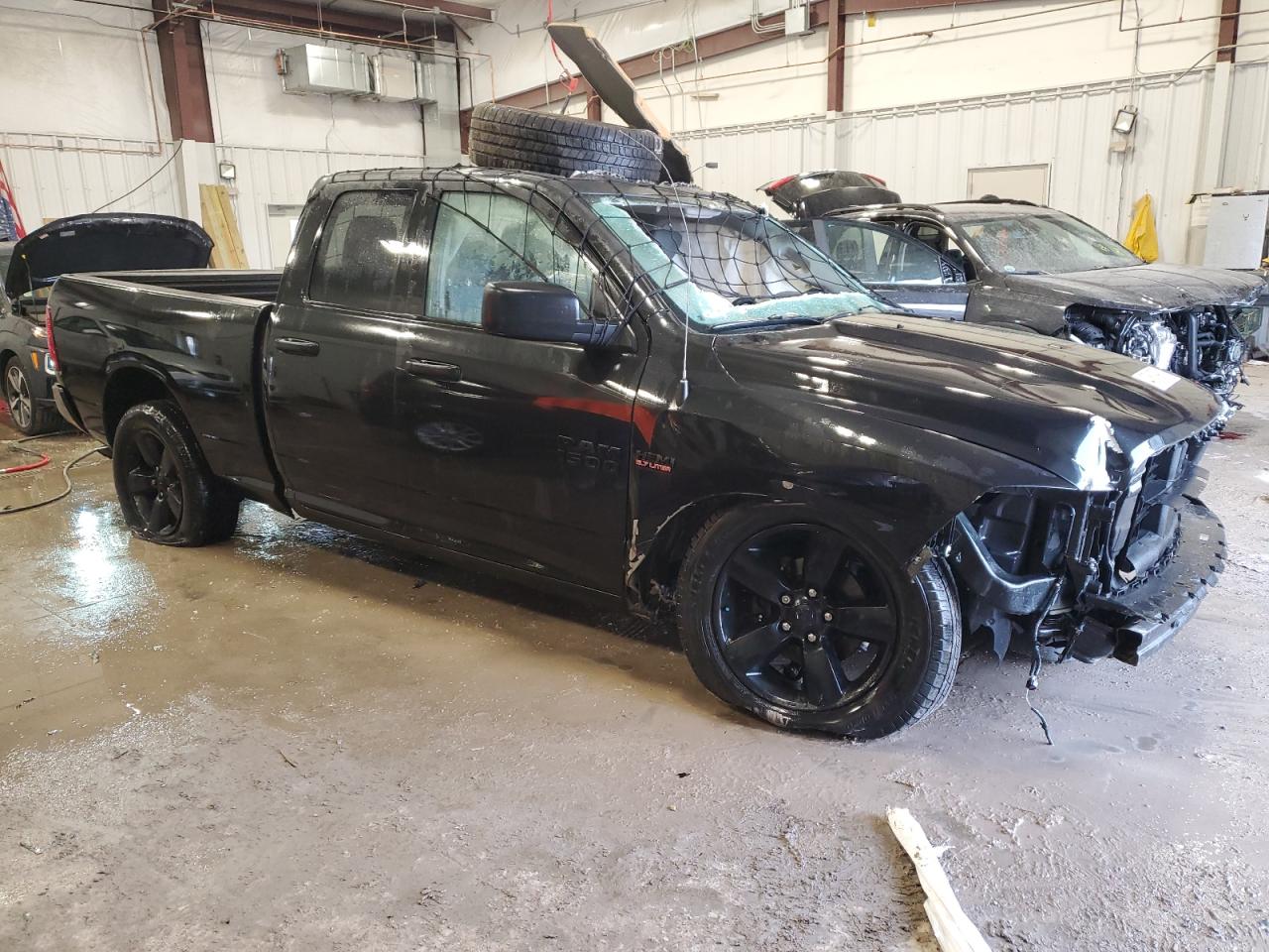 2018 RAM 1500 VIN 1C6RR7FTXJS242136 Copart auction photo, rollover damage thumbnail 4