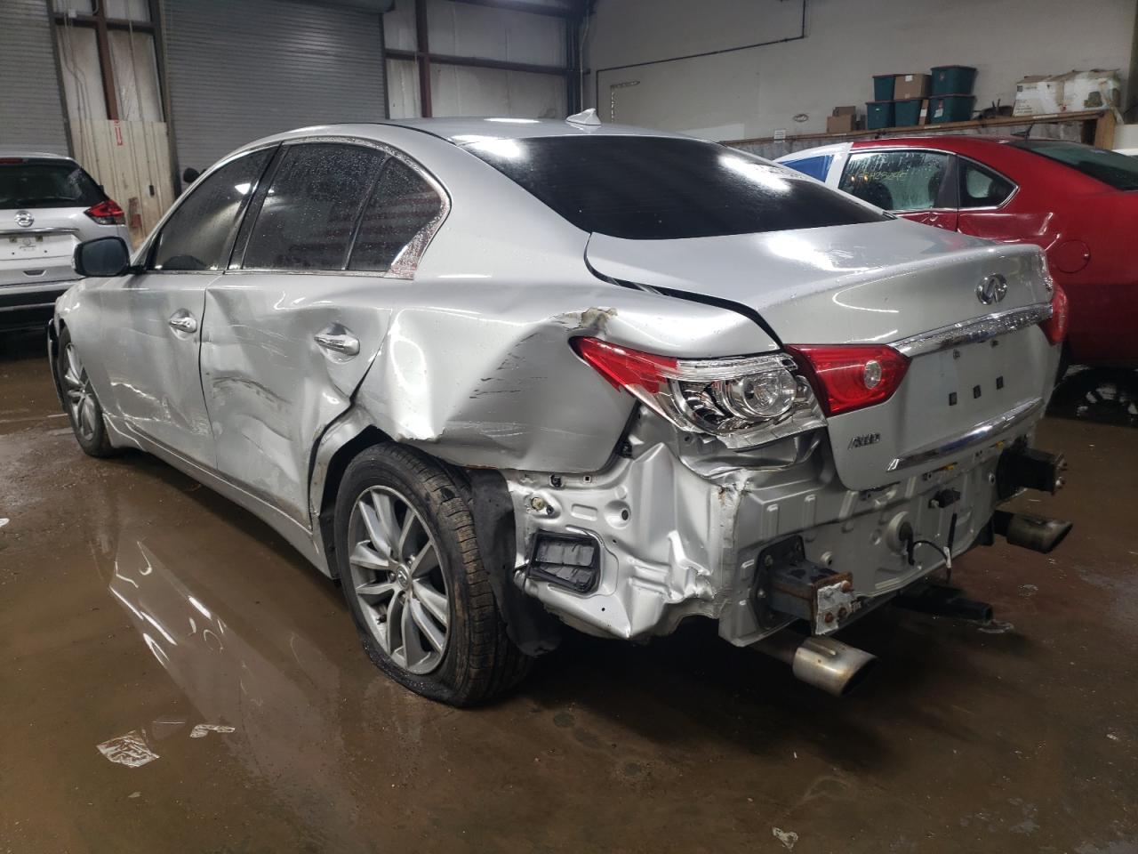 2017 Infiniti Q50 VIN JN1EV7AR9HM836068 Copart auction photo, all over damage thumbnail 2