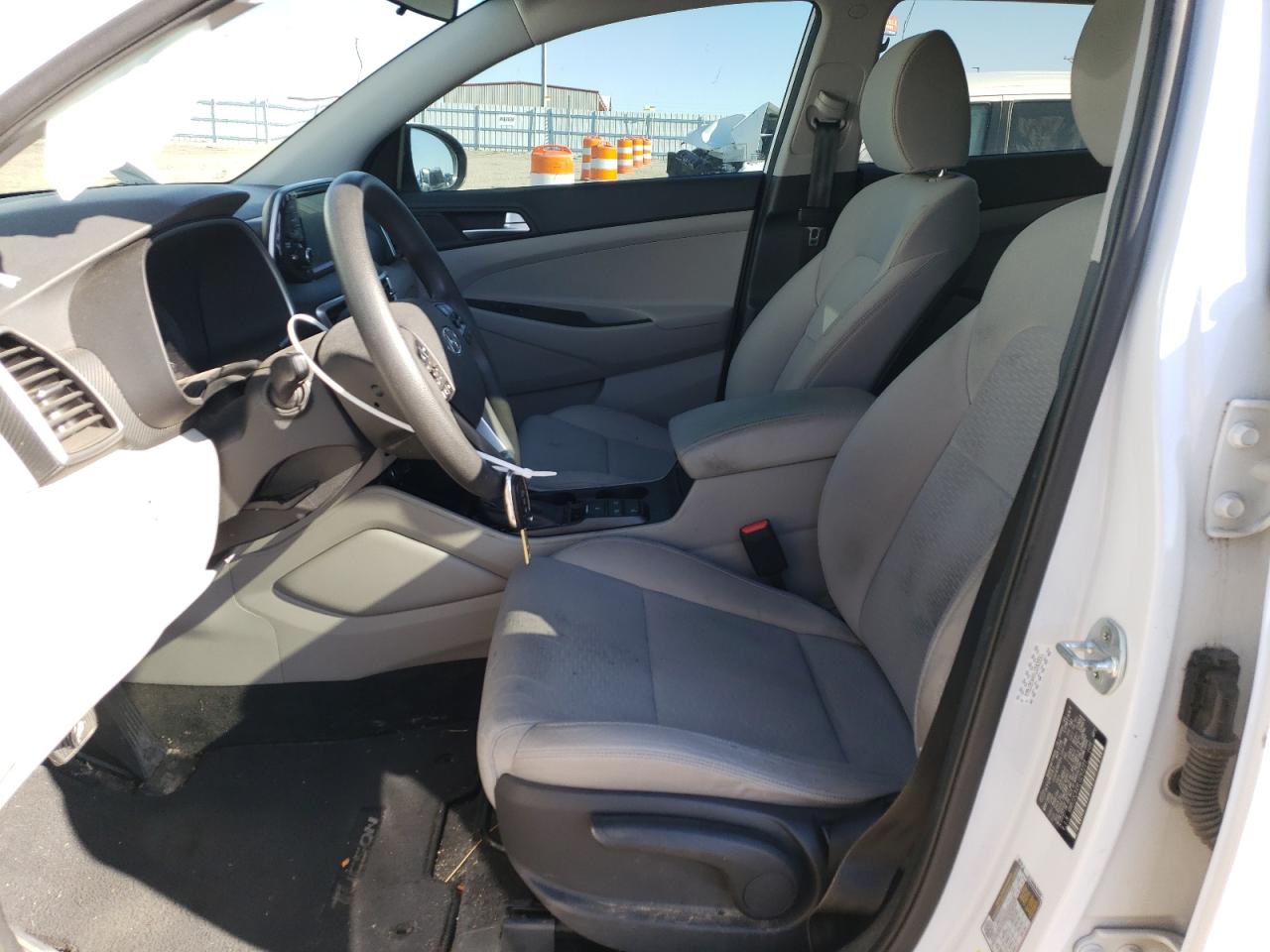 2020 Hyundai Tucson VIN KM8J2CA4XLU263221 Copart auction photo, side / front end damage thumbnail 7