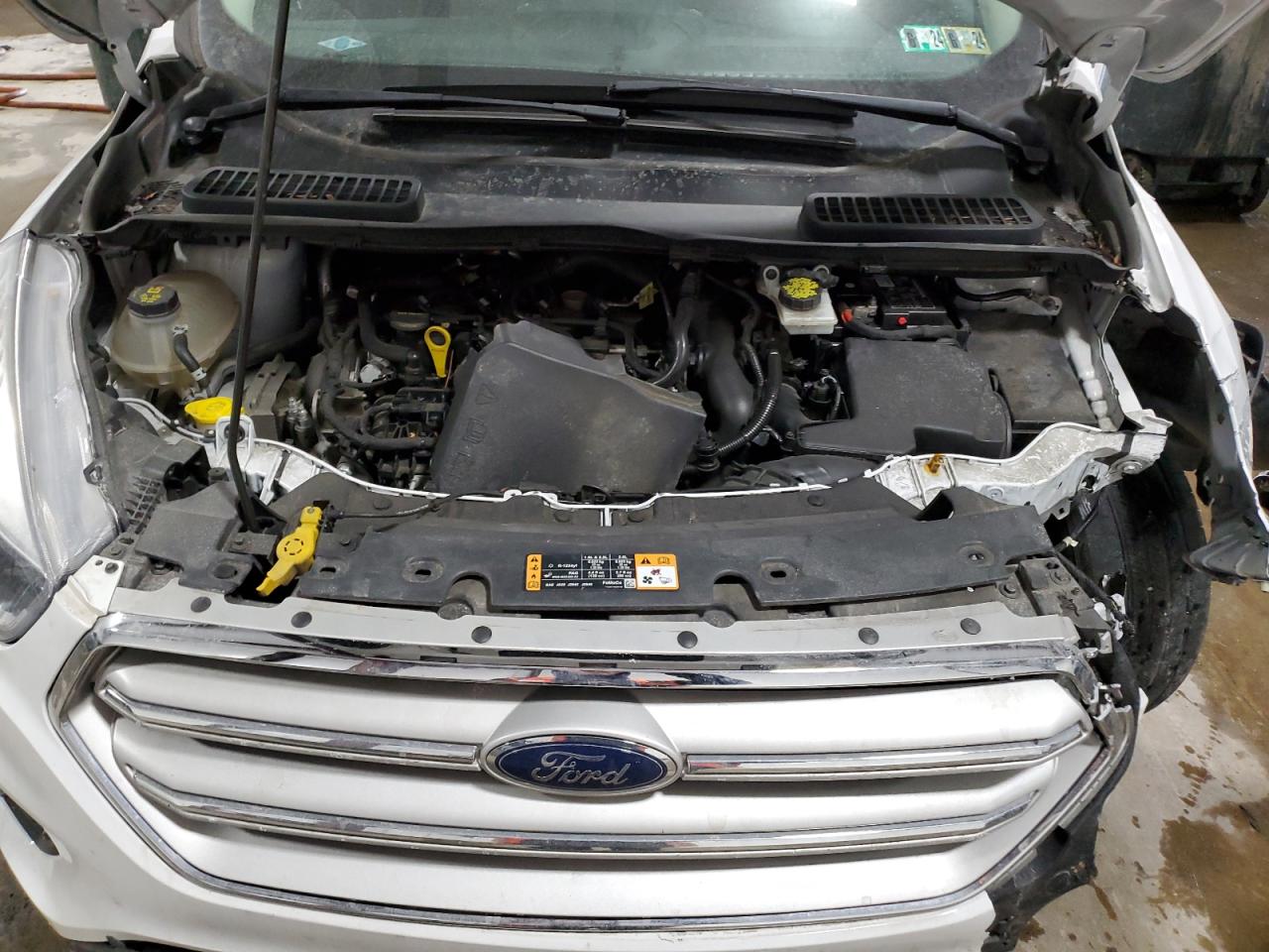 2019 Ford Escape VIN 1FMCU9GD0KUA93267 Copart auction photo, front end damage thumbnail 12