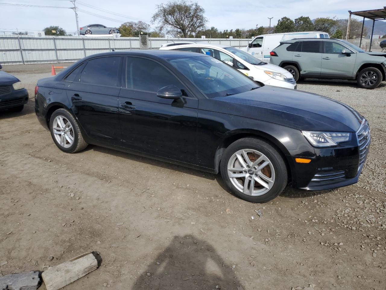 2017 Audi A4 VIN WAUGNAF45HN039923 Copart auction photo, side damage thumbnail 4