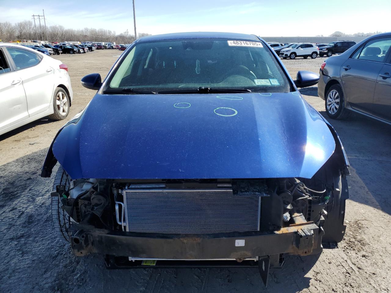 2019 KIA Forte VIN 3KPF24AD8KE134410 Copart auction photo, front end damage thumbnail 5