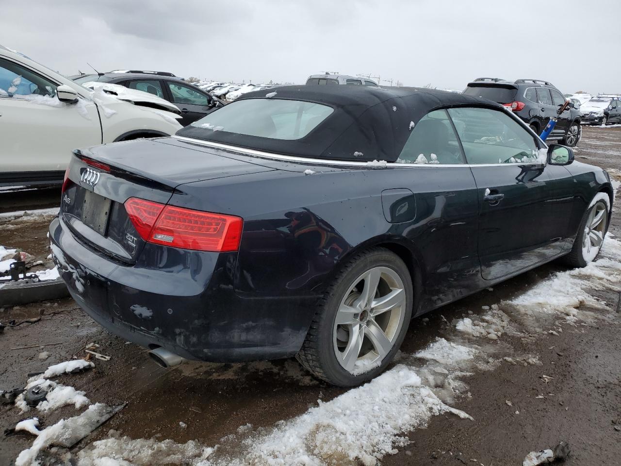 2014 Audi A5 VIN WAULFAFH3EN002122 Copart auction photo, hail / front end damage thumbnail 3