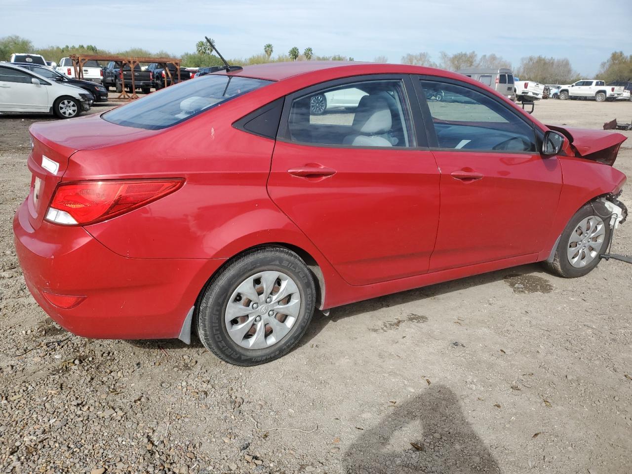 2016 Hyundai Accent VIN KMHCT4AE2GU117888 Copart auction photo, front end / minor dent/scratches damage thumbnail 3