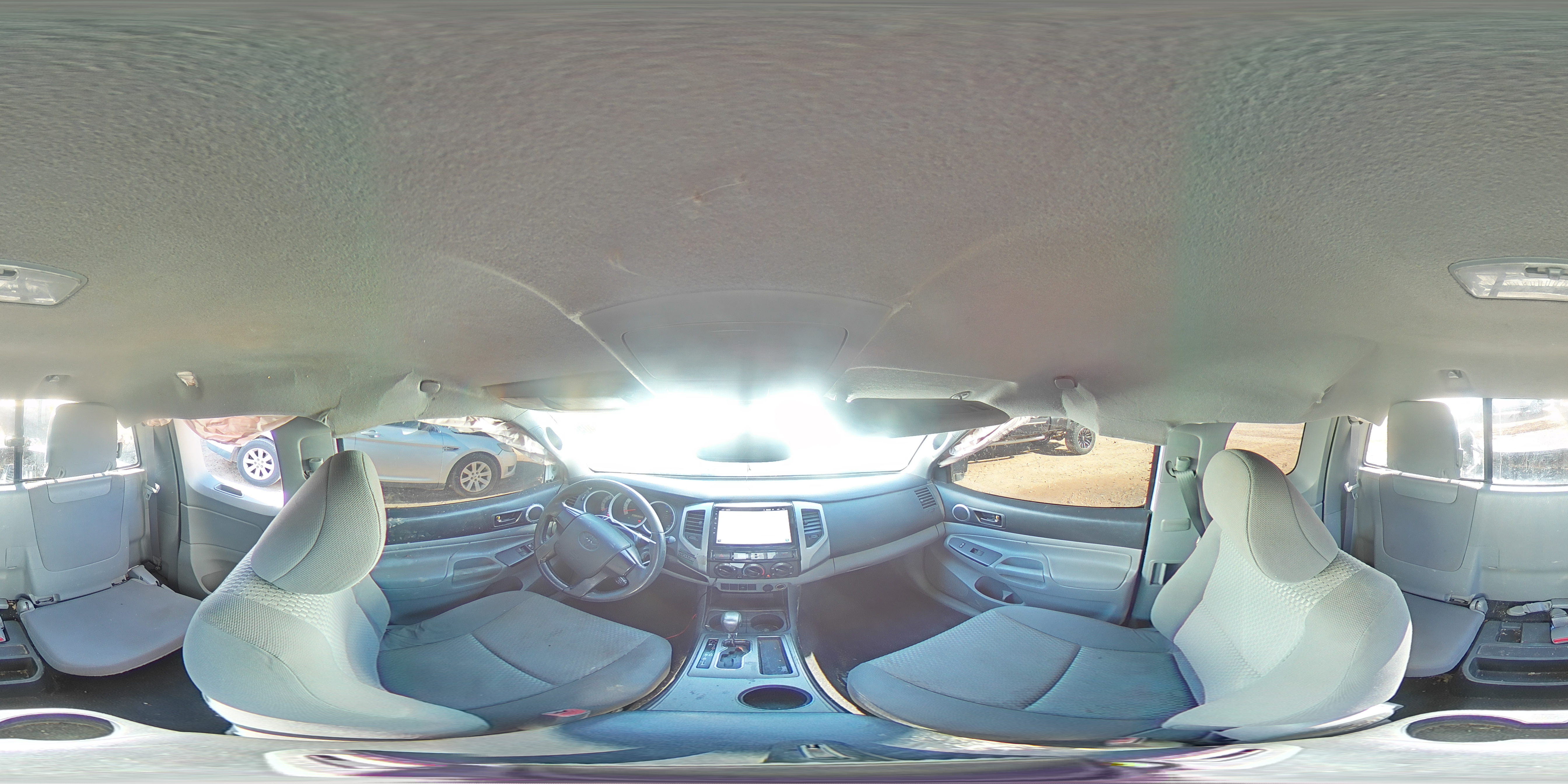 2012 Toyota Tacoma VIN 5TFTX4CN3CX012033 Copart auction photo, rollover damage thumbnail 14