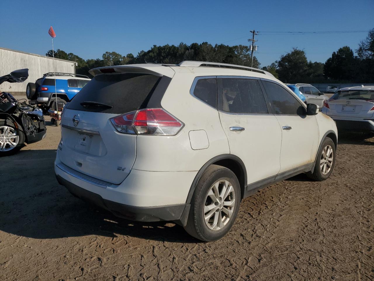 2016 Nissan Rogue VIN 5N1AT2MTXGC872461 Copart auction photo, burn - engine damage thumbnail 3