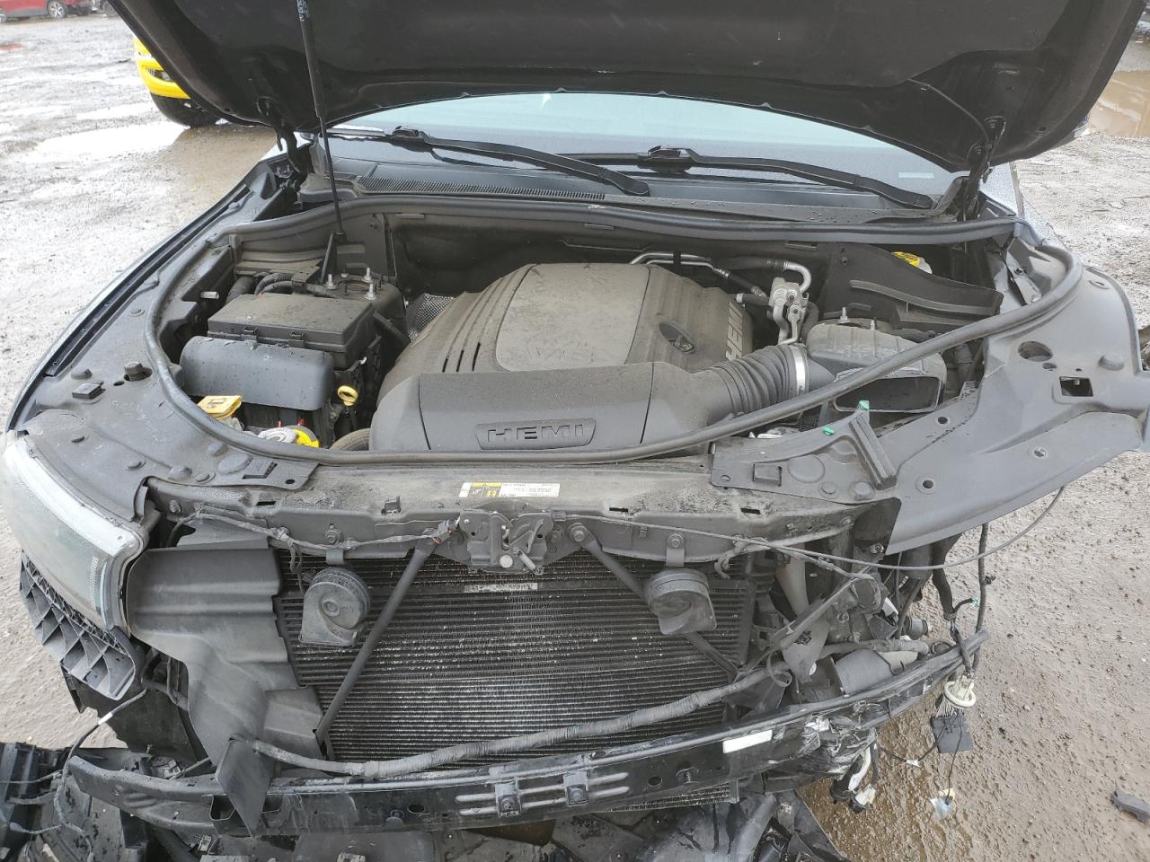 2019 Dodge Durango VIN 1C4SDJCT0KC685109 Copart auction photo, front end / undercarriage damage thumbnail 12