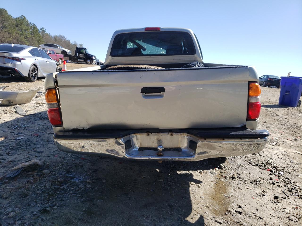 2001 Toyota Tacoma VIN 5TEWM72N51Z727751 Copart auction photo, rollover damage thumbnail 6