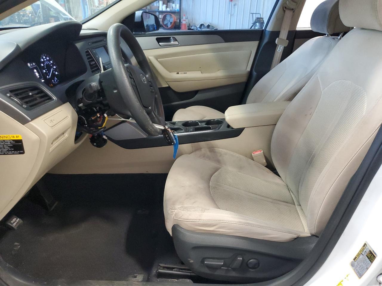 2015 Hyundai Sonata VIN 5NPE24AF4FH173655 Copart auction photo, vandalism / side damage thumbnail 7