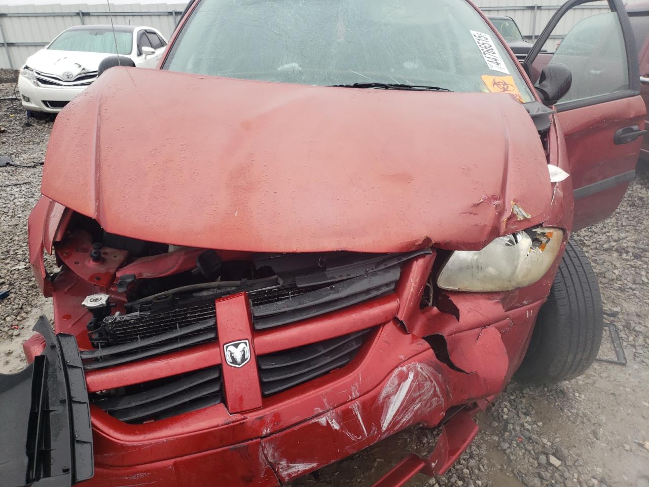 2007 Dodge Caravan VIN 1D4GP24R37B150605 Copart auction photo, front end damage thumbnail 13