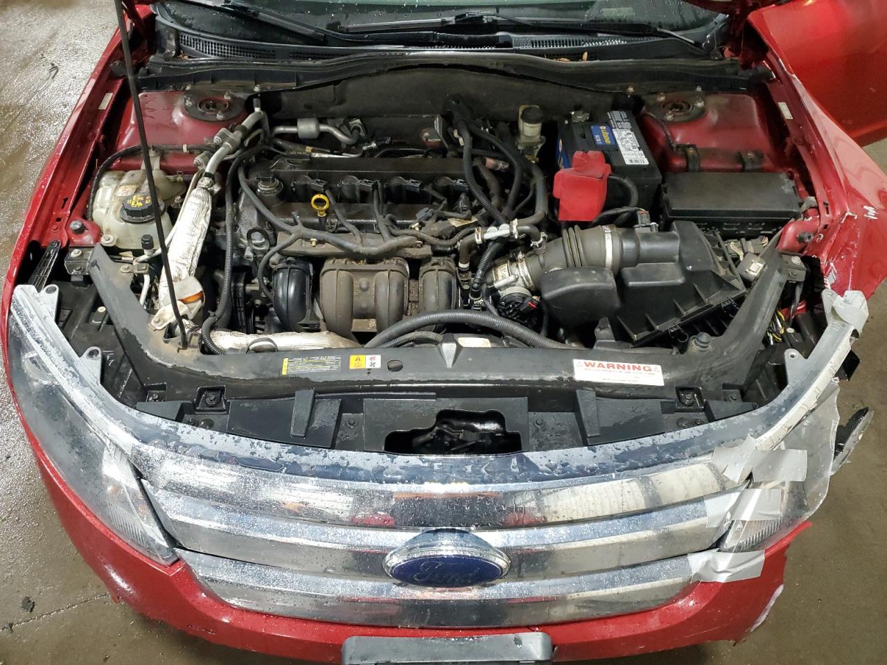 2010 Ford Fusion VIN 3FAHP0JA5AR254235 Copart auction photo, front end / rear end damage thumbnail 11