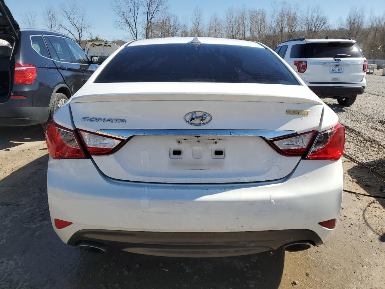 2014 Hyundai Sonata VIN 5NPEC4AC0EH886120 Copart auction photo, rear end damage thumbnail 6
