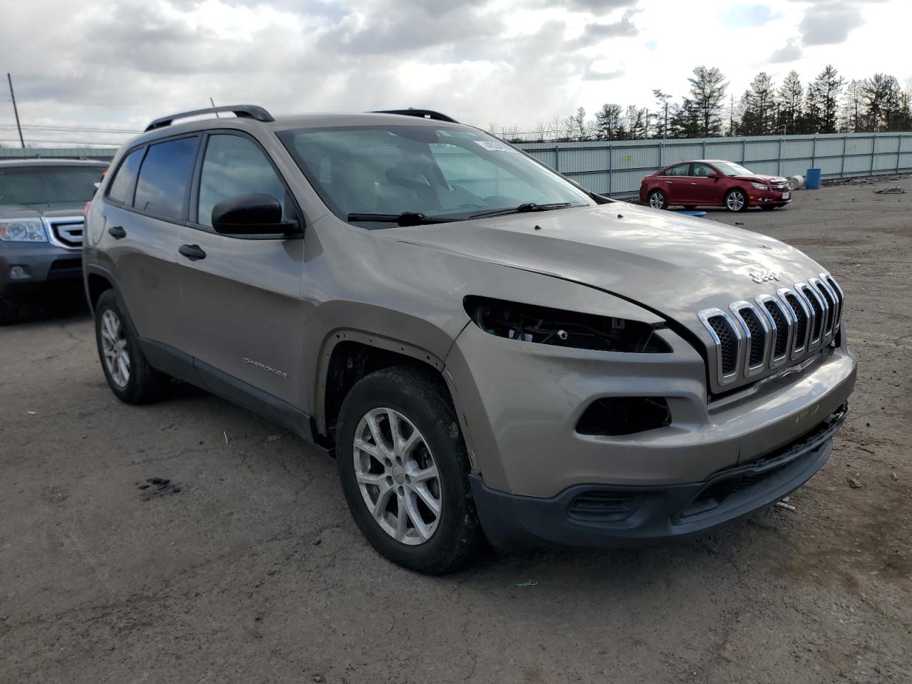 2017 Jeep Grand Cherokee VIN 1C4PJMAS7HW512463 Copart auction photo, front end damage thumbnail 4