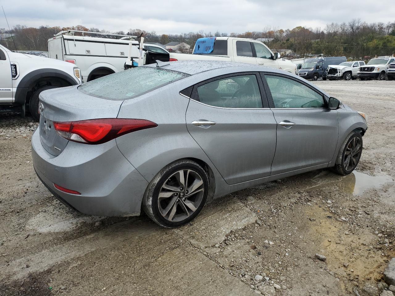 2015 Hyundai Elantra VIN 5NPDH4AE0FH552315 Copart auction photo, front end damage thumbnail 3