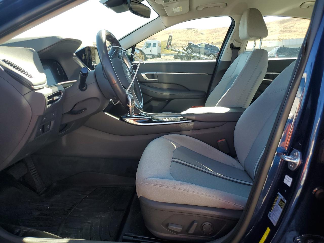 2020 Hyundai Sonata VIN 5NPEF4JAXLH053699 Copart auction photo, undercarriage / front end damage thumbnail 5
