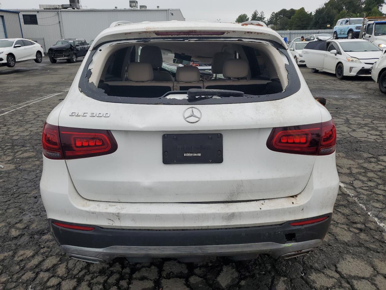 2020 Mercedes-Benz GLC VIN WDC0G8DB6LF673635 Copart auction photo, all over damage thumbnail 6