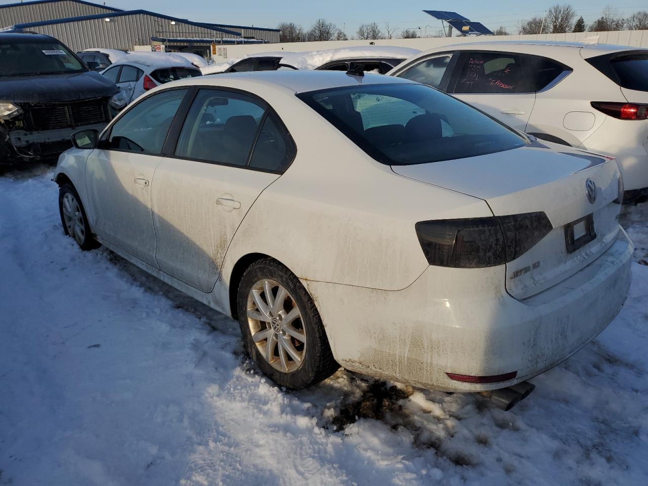 2015 Volkswagen Jetta VIN 3VWD17AJ9FM213451 Copart auction photo, front end / rear end damage thumbnail 2