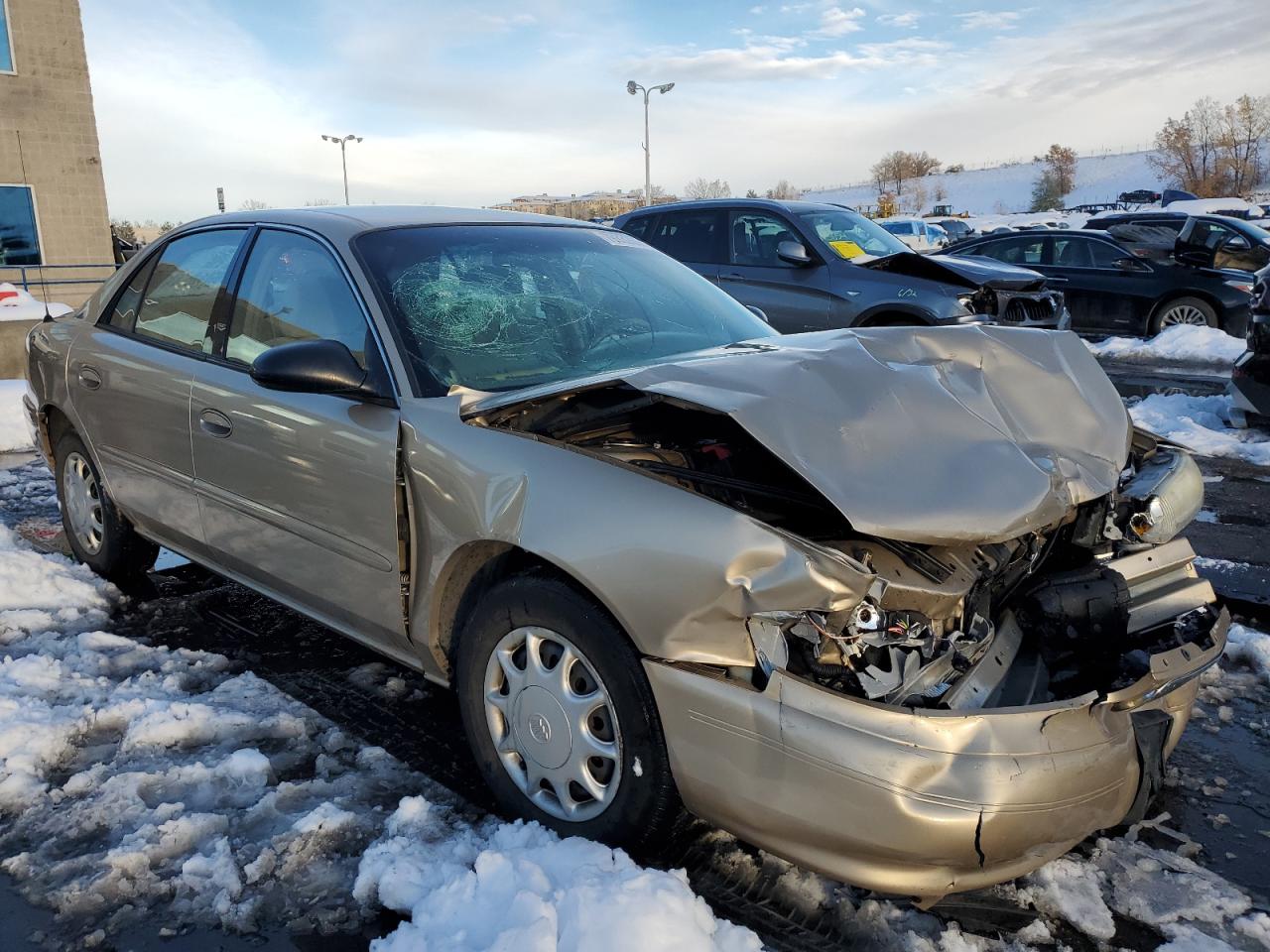 2004 Buick Century VIN 2G4WS52J941259597 Copart auction photo, front end / side damage thumbnail 4