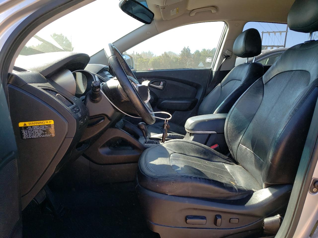2012 Hyundai Tucson VIN KM8JU3AC4CU443716 Copart auction photo, front end / side damage thumbnail 7
