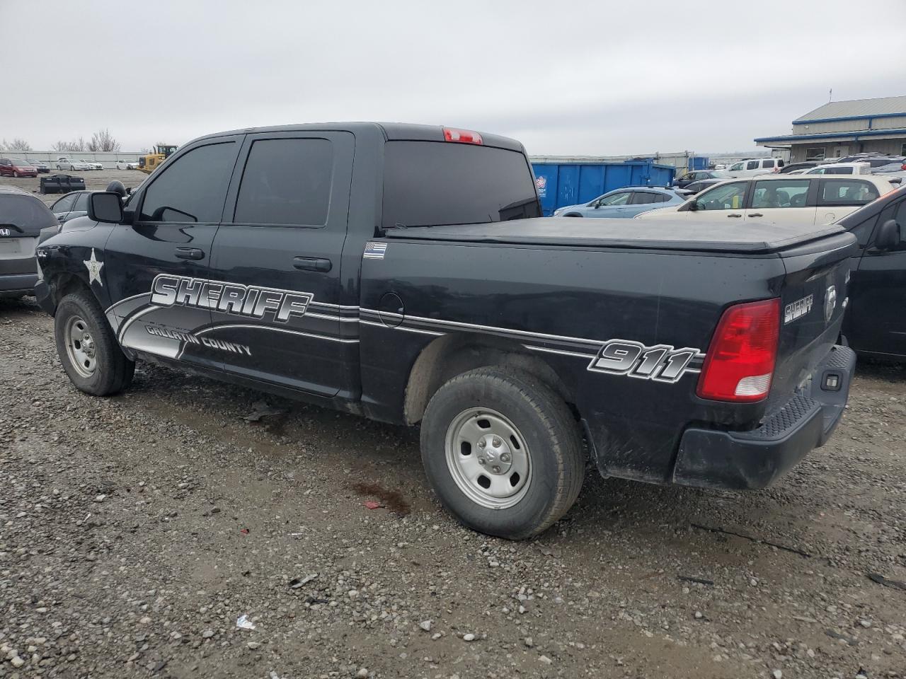 2015 RAM 1500 VIN 1C6RR7XT4FS790090 Copart auction photo, burn damage thumbnail 2