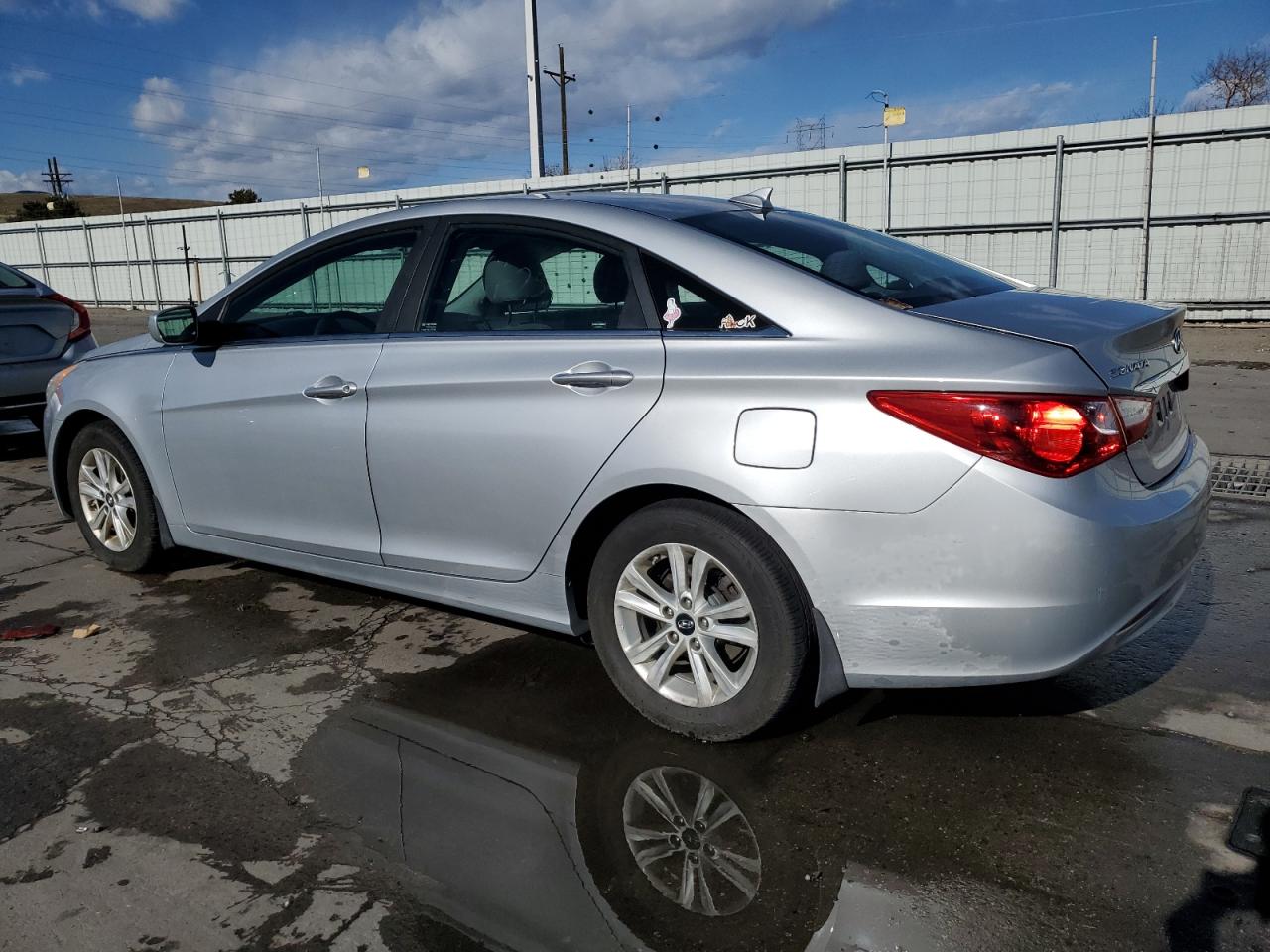2013 Hyundai Sonata VIN 5NPEB4ACXDH747842 Copart auction photo, vandalism / hail damage thumbnail 2