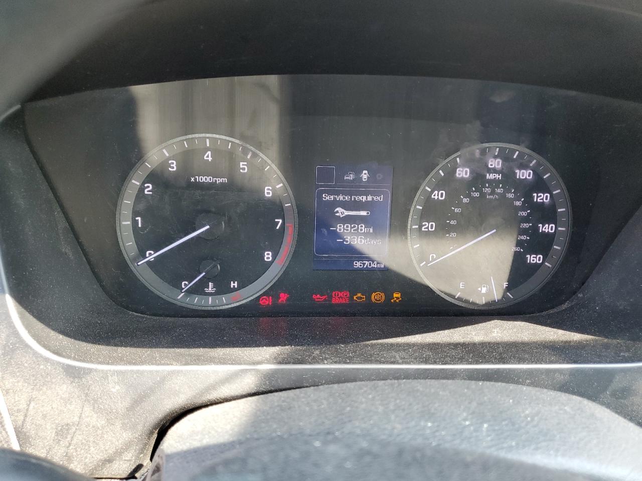 2016 Hyundai Sonata VIN 5NPE34AF3GH298743 Copart auction photo, front end damage thumbnail 9