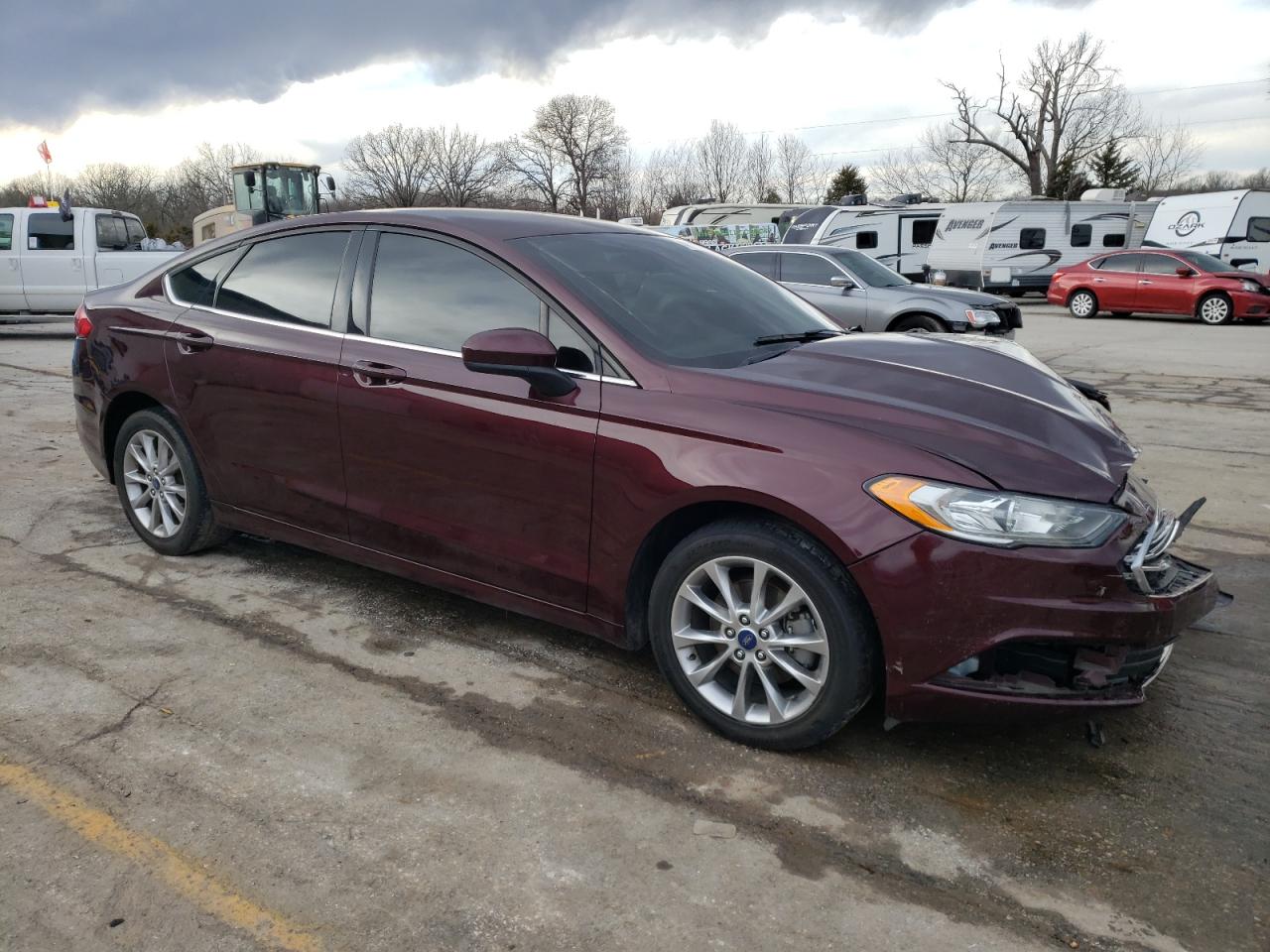 2017 Ford Fusion VIN 3FA6P0H7XHR348686 Copart auction photo, front end damage thumbnail 4
