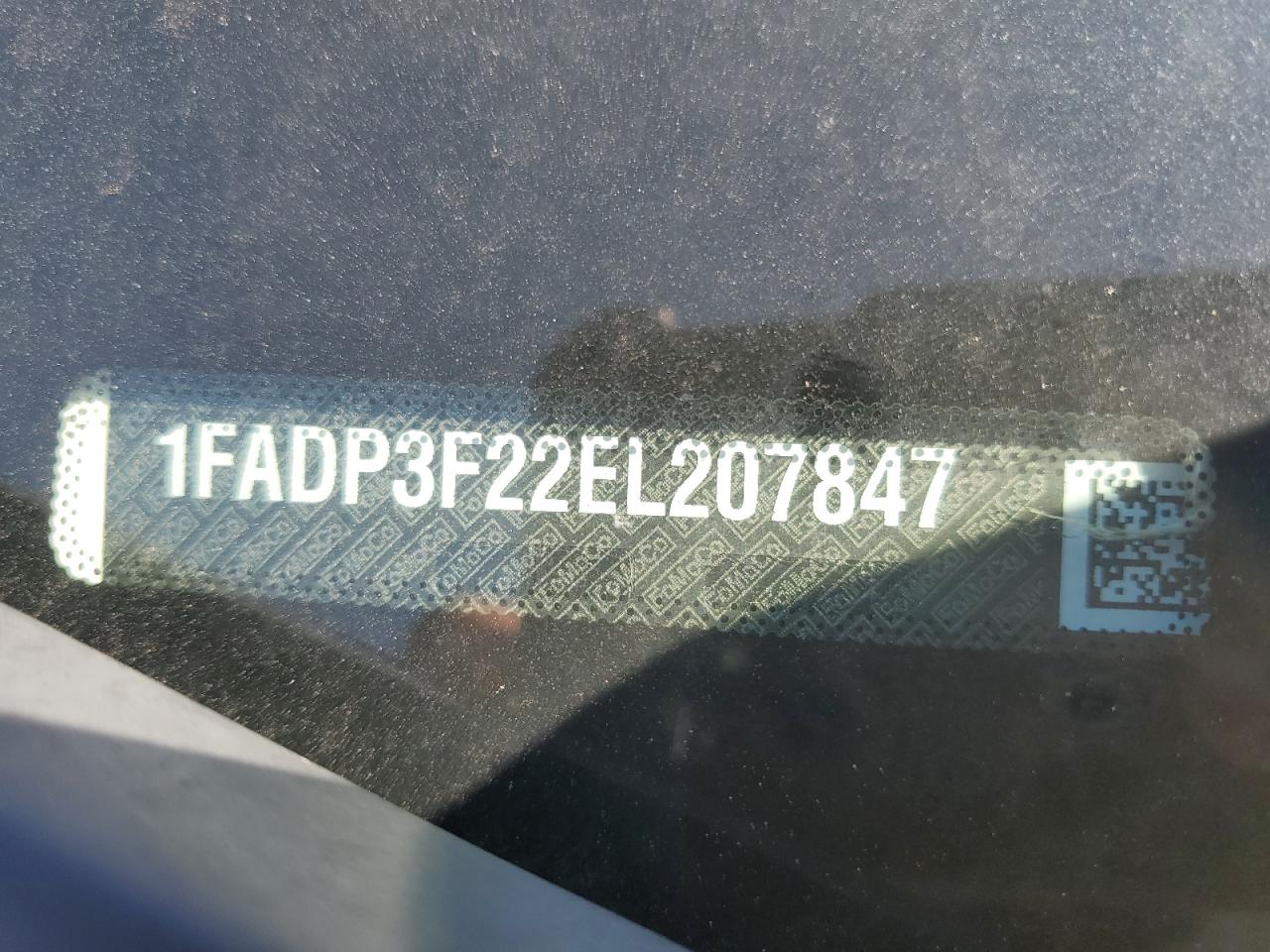 2014 Ford Focus VIN 1FADP3F22EL207847 Copart auction photo, side damage thumbnail 14