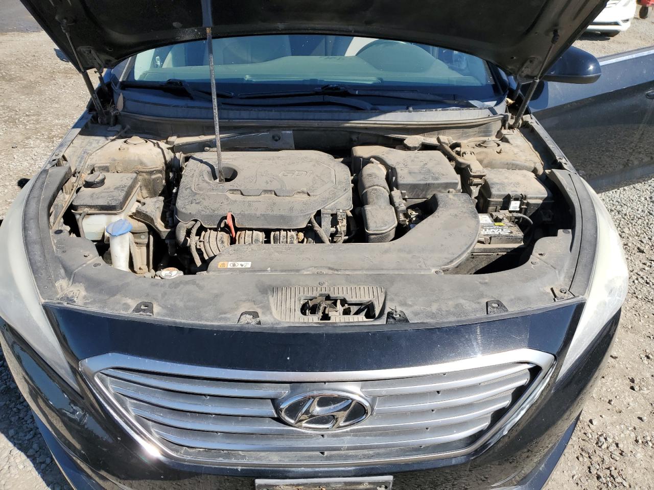 2015 Hyundai Sonata VIN 5NPE24AF3FH054110 Copart auction photo, rear end damage thumbnail 11