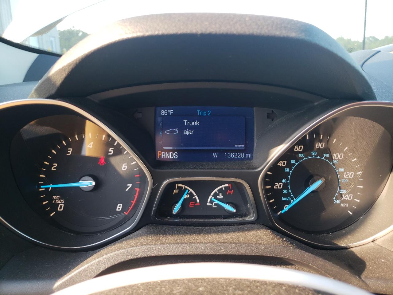 2015 Ford Escape VIN 1FMCU0GX8FUA93657 Copart auction photo, rear end / front end damage thumbnail 9