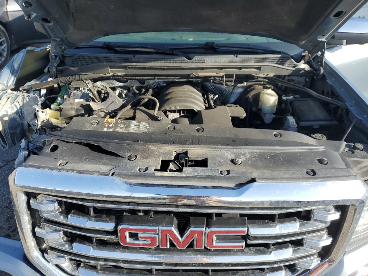 2016 GMC Sierra VIN 3GTU2NEC7GG229647 Copart auction photo, front end / undercarriage damage thumbnail 11