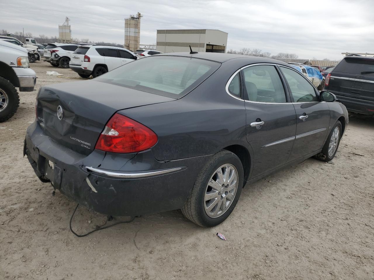 2009 Buick LaCrosse VIN 2G4WD582491163877 Copart auction photo, rear end / front end damage thumbnail 3