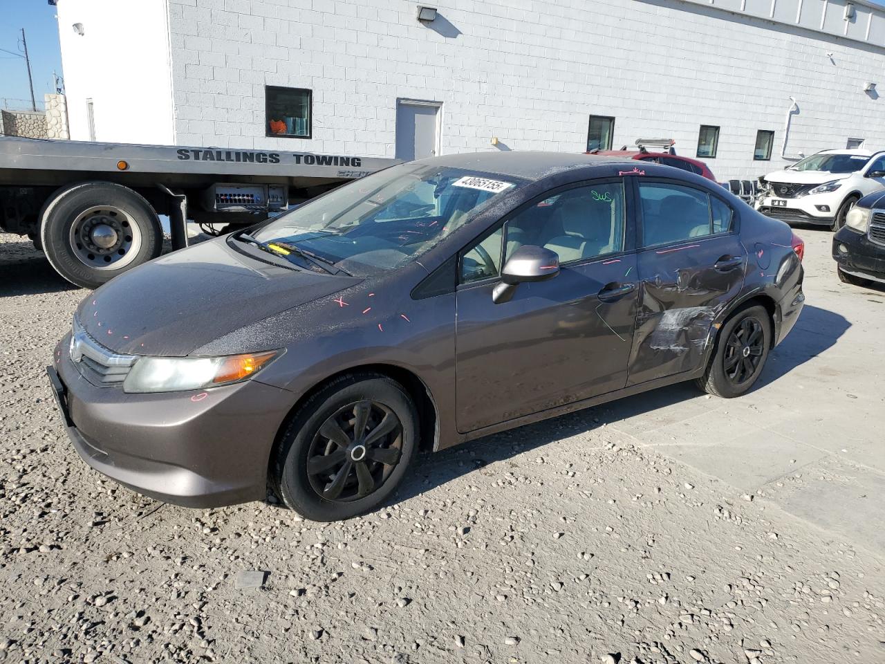 2012 Honda Civic VIN 2HGFB2F52CH543452